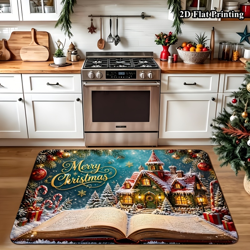 1pc 2D Flat Christmas Rug, Mag - Commercial Book Printing Machines review and price