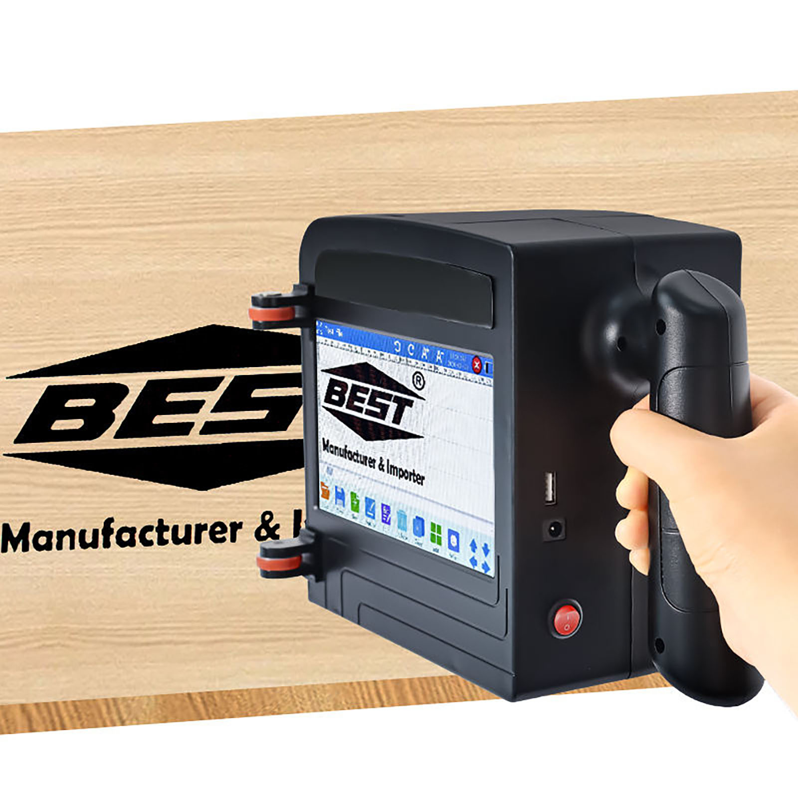 ZM-C100 10CM Portable Handheld - Barcode Printer review and price