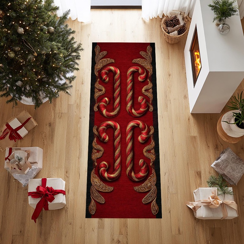 Xmas Bauble Print Runner Rug P - Commercial Fabric Printing Machine review and price