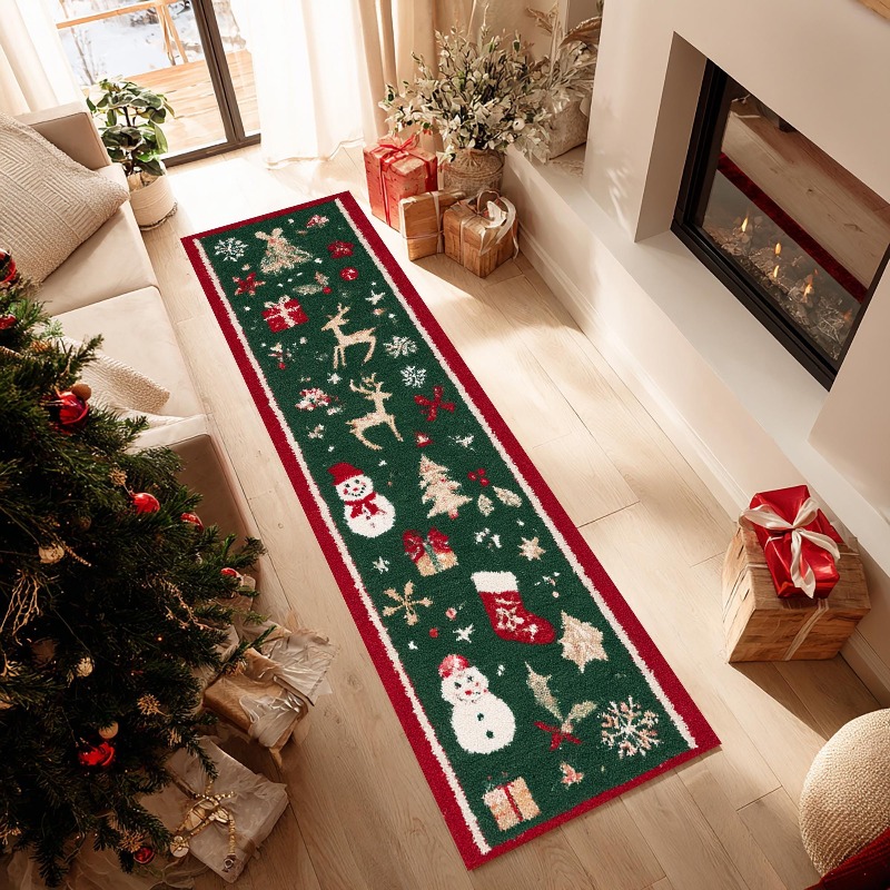 Xmas Bauble Print Runner Rug P - Commercial Fabric Printing Machine review and price
