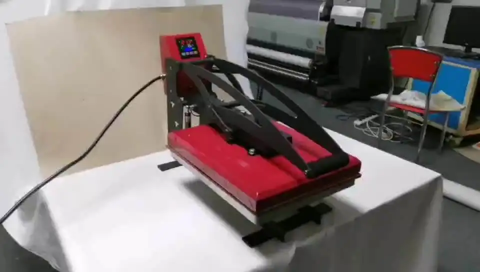 Manual High Pressure Heat Pres - Commercial Fabric Printing Machine review and price