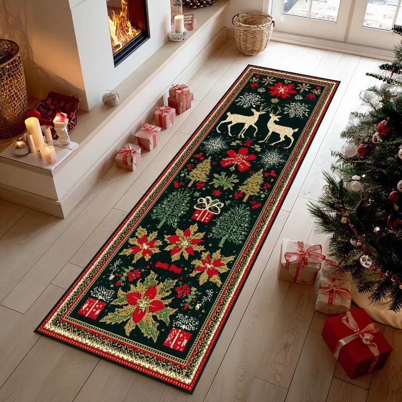 Santa Gift Print Runner Rug Pr - Commercial Fabric Printing Machine review and price