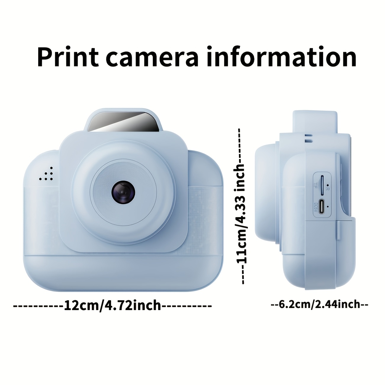 Portable photo printer (blue)  - Photo Printer review and price